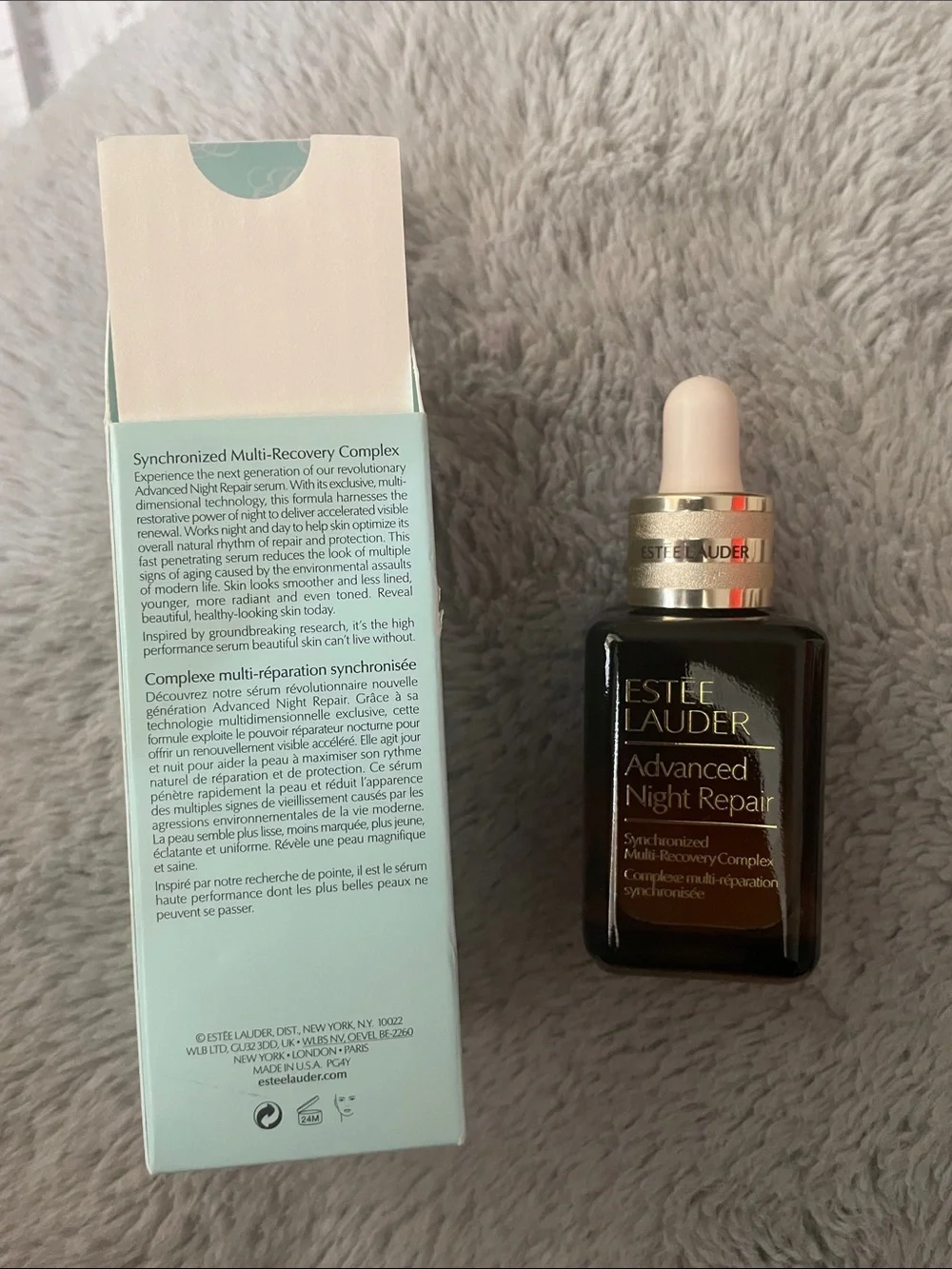 Estee Lauder Advanced Night Repair Serum – Brown Bottle, Cream Dropper